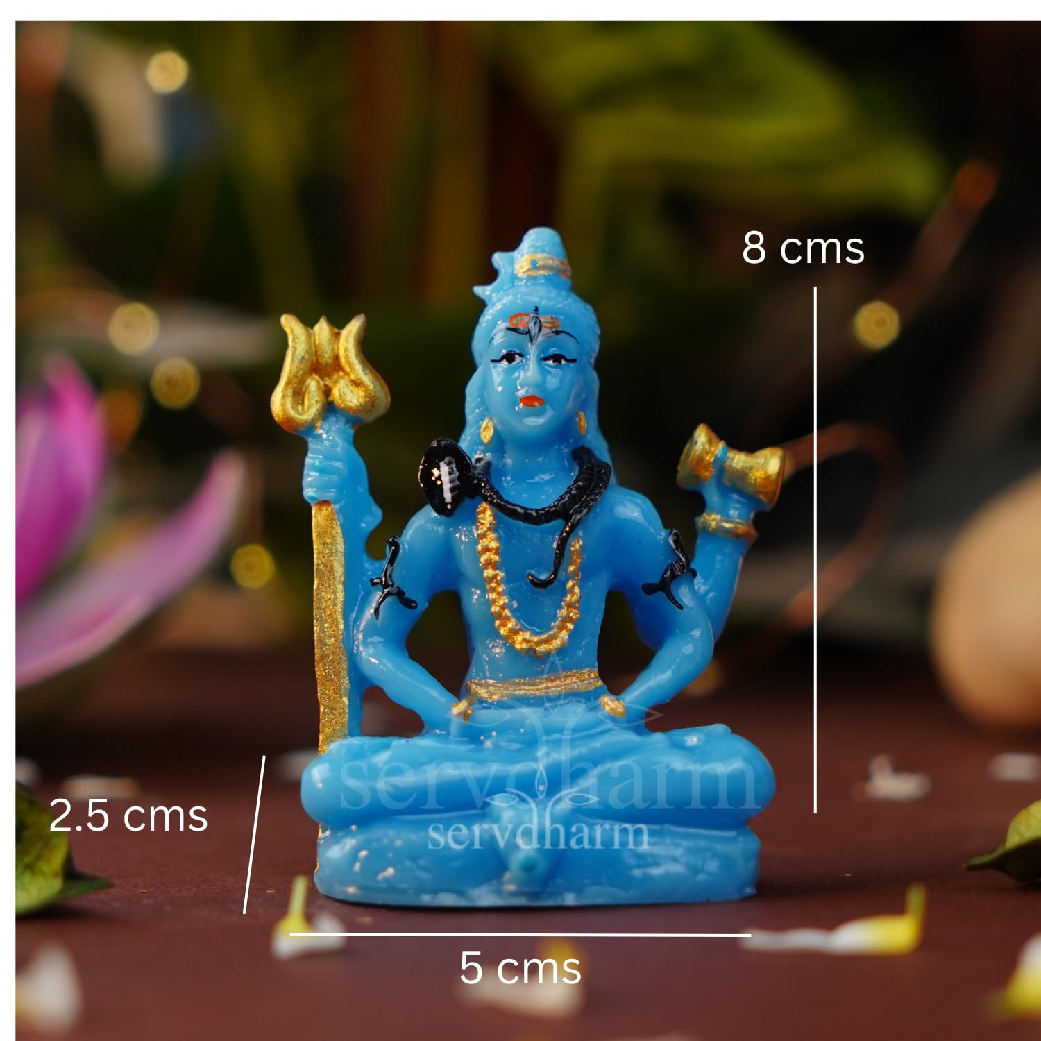 Buy Servdharm Resin Shiva Idol Decorative Figurine Shiv Statue